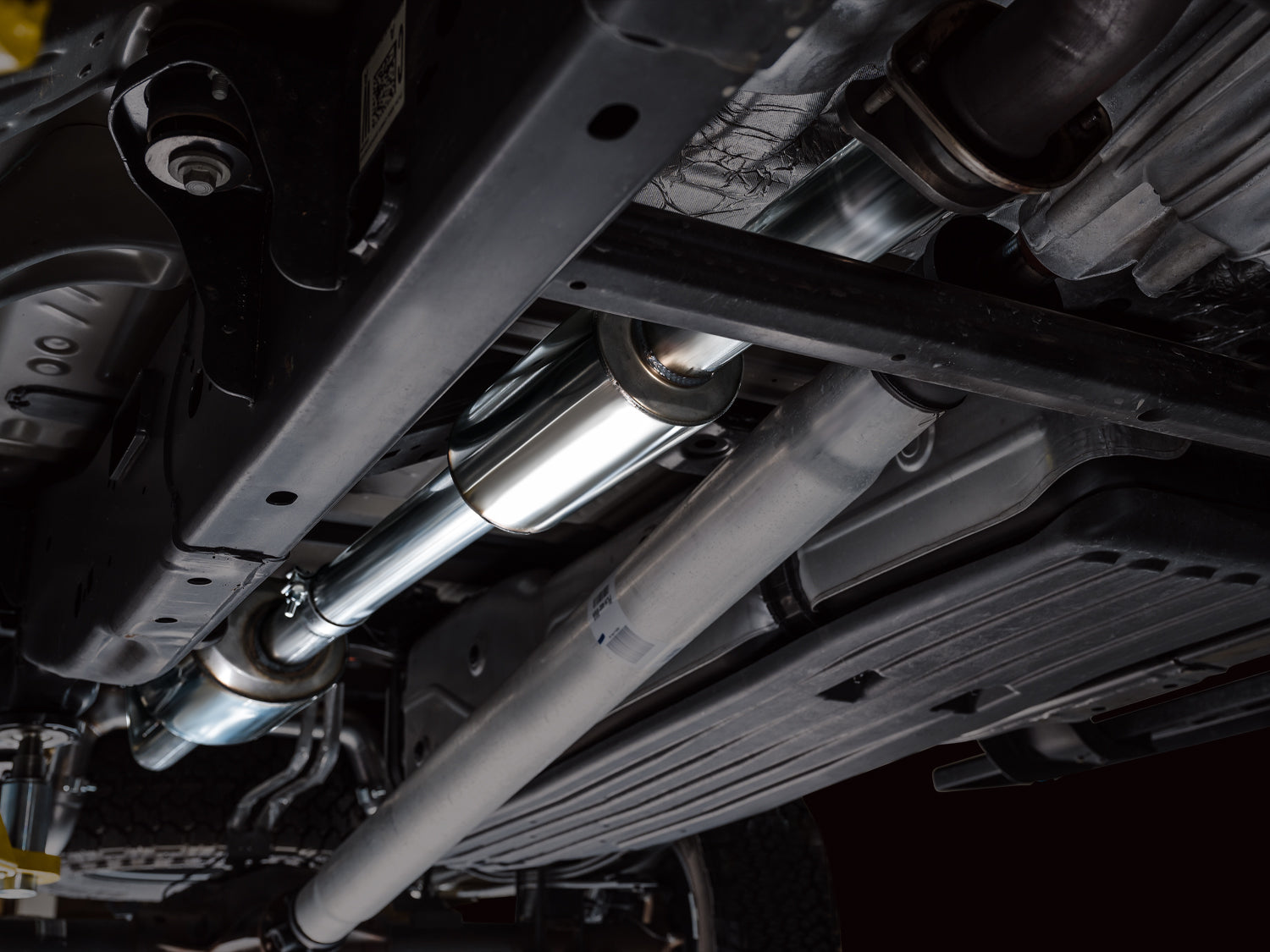 AWE 0FG Resonated Catback for '21+ Ford F-150 Tremor (With Bumper Cutouts) - Chrome Silver Tips
