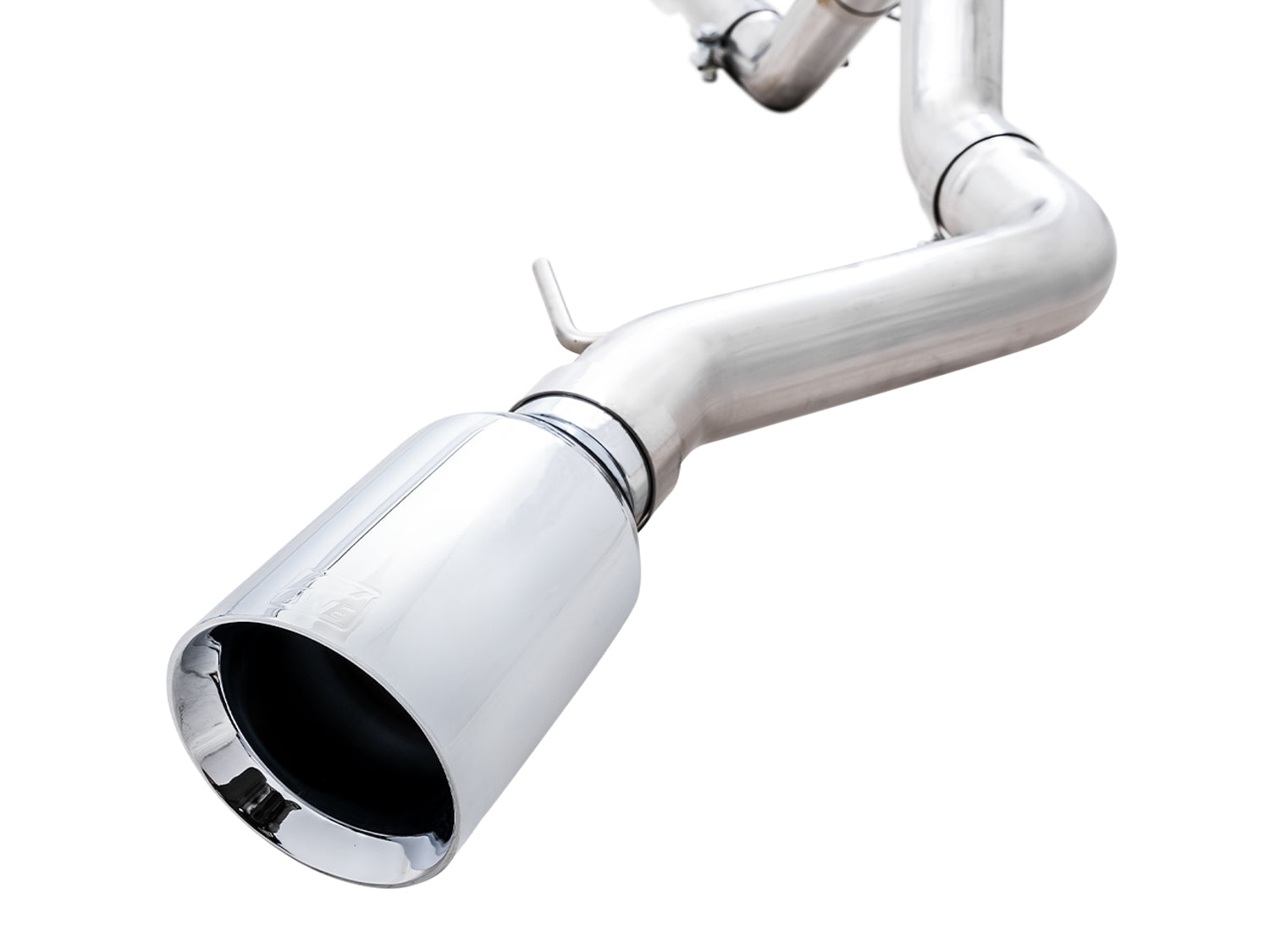 AWE 0FG Catback Exhaust for Ford Bronco with BashGuard™ - Single 5" Chrome Silver Tip