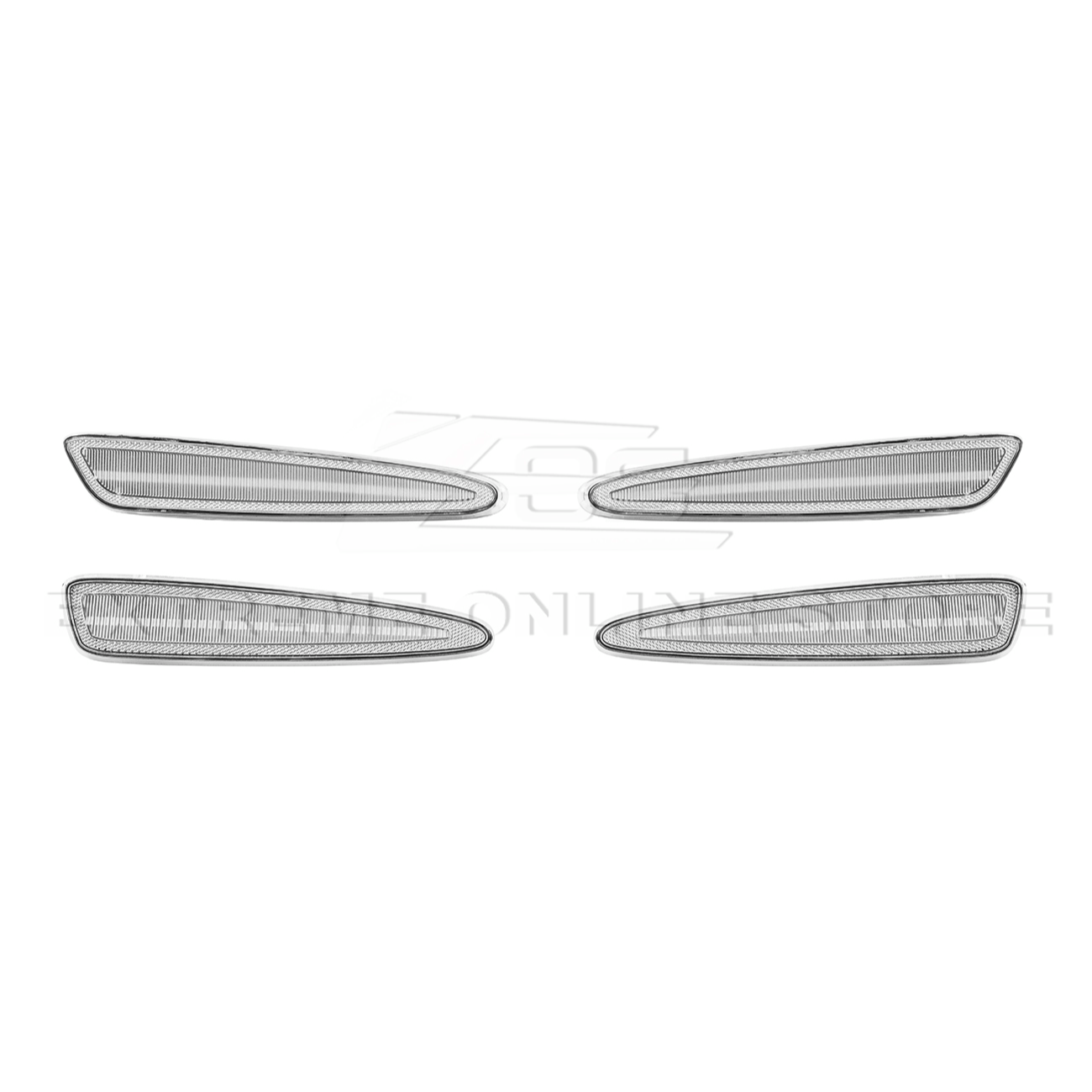 Corvette C6 Front & Rear Amber Light LED Side Markers Pair