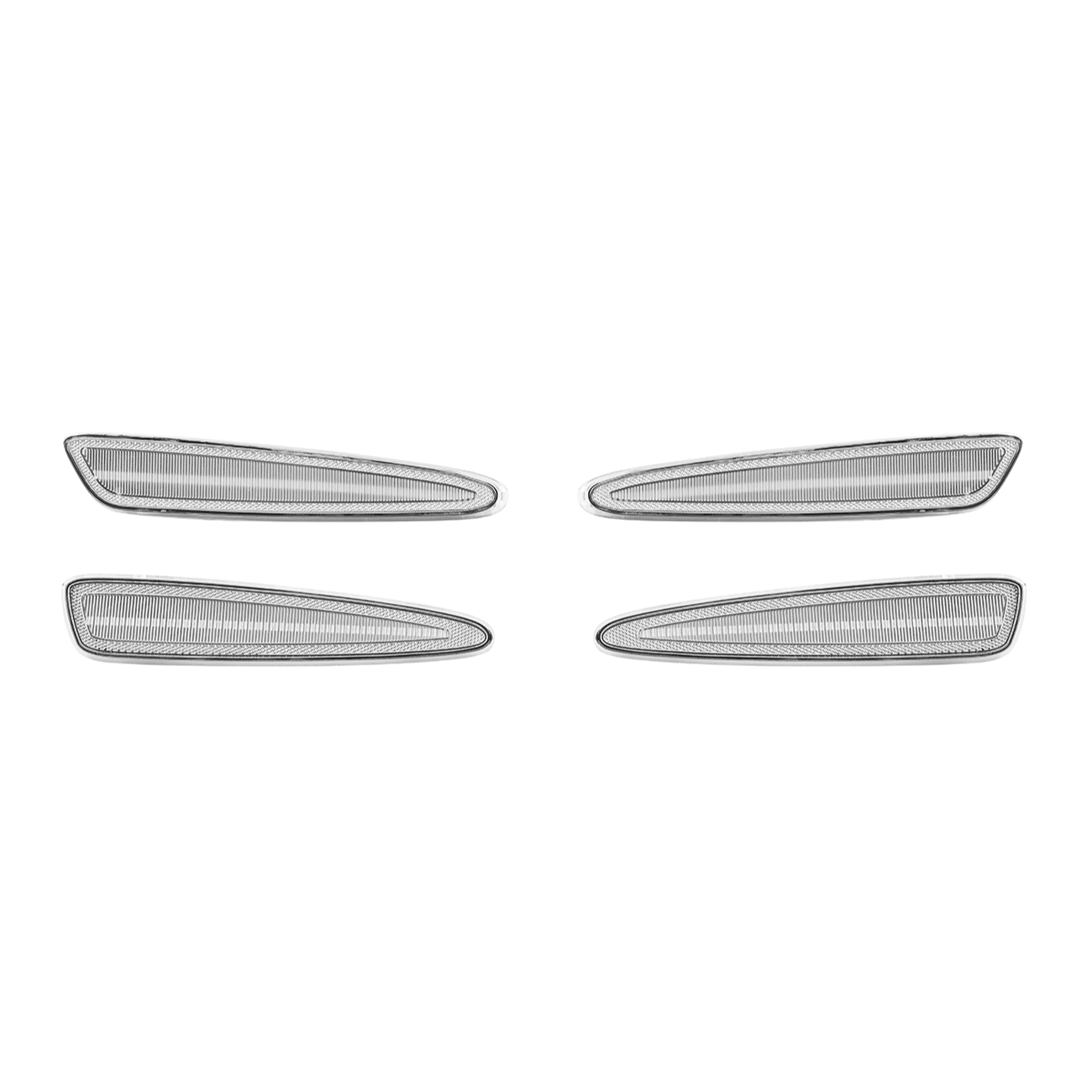 Corvette C6 Front & Rear Amber Light LED Side Markers Pair