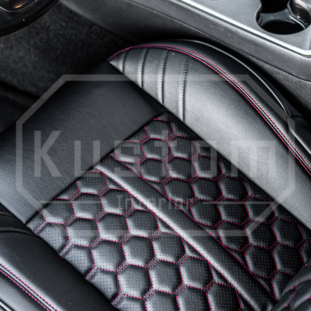2015-Up Dodge Challenger Custom Leather Seat Covers (Performance Seat)