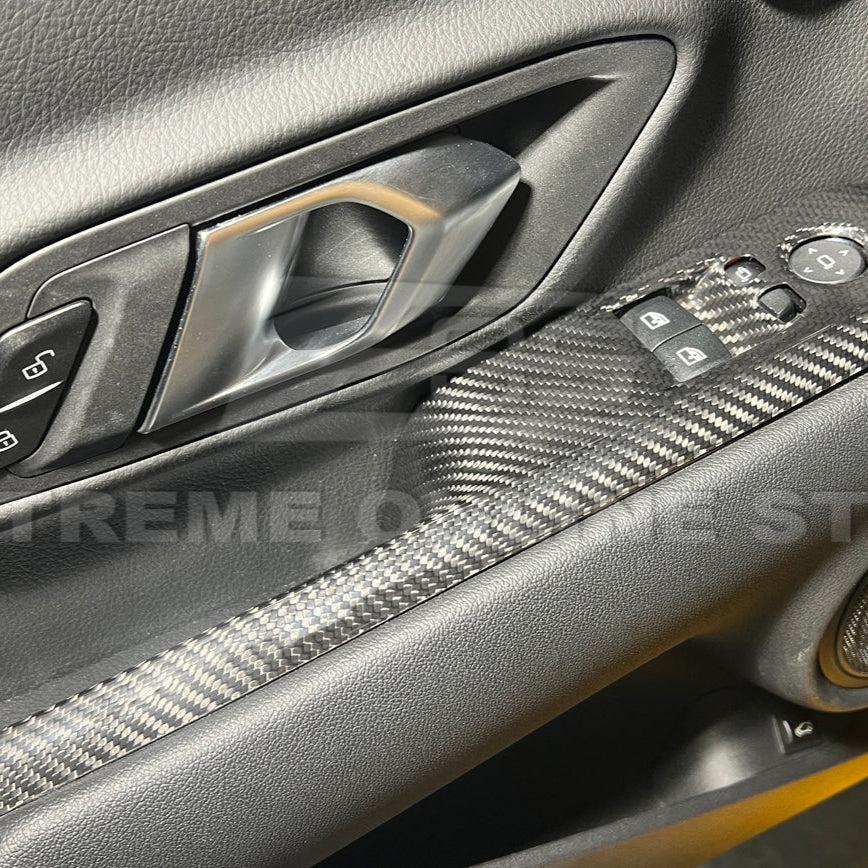 2020-Up Toyota Supra Carbon Fiber Side Door Panel Cover