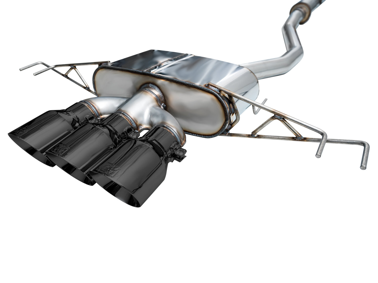 AWE Touring Edition Exhaust for FL5 Civic Type R - Triple Diamond Black Tips