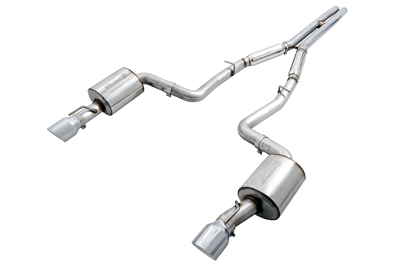 AWE Touring Edition Exhaust for 17+ Charger 5.7 - Chrome Silver Tips