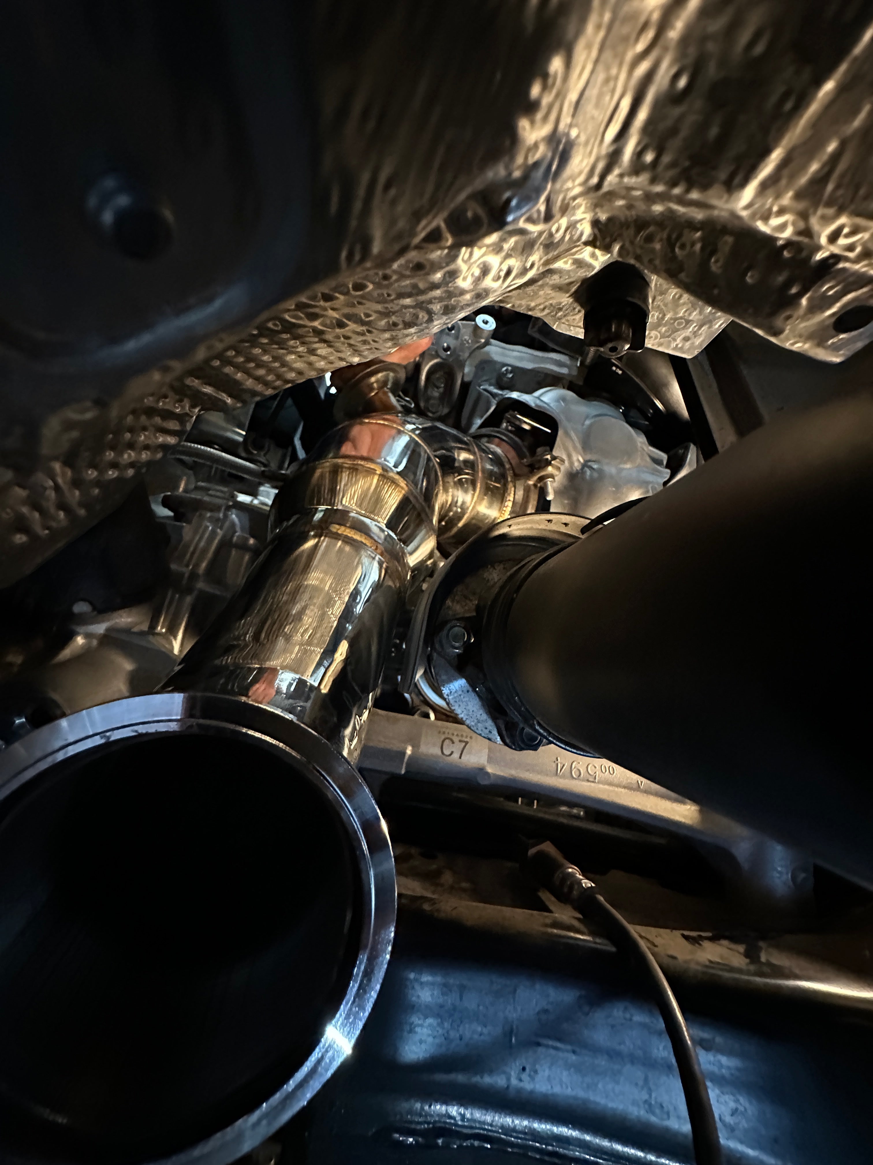 Toyota GR Corolla Downpipe – High-Flow Catted & Catless
