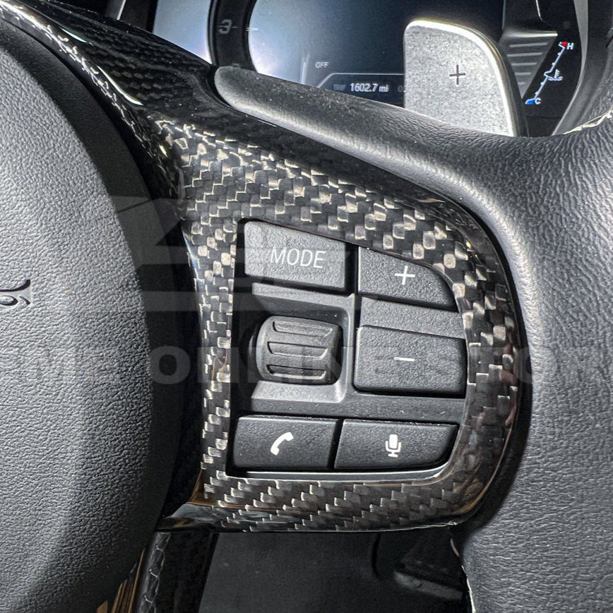 2020-Up Toyota Supra Carbon Fiber Steering Wheel Trim Cover