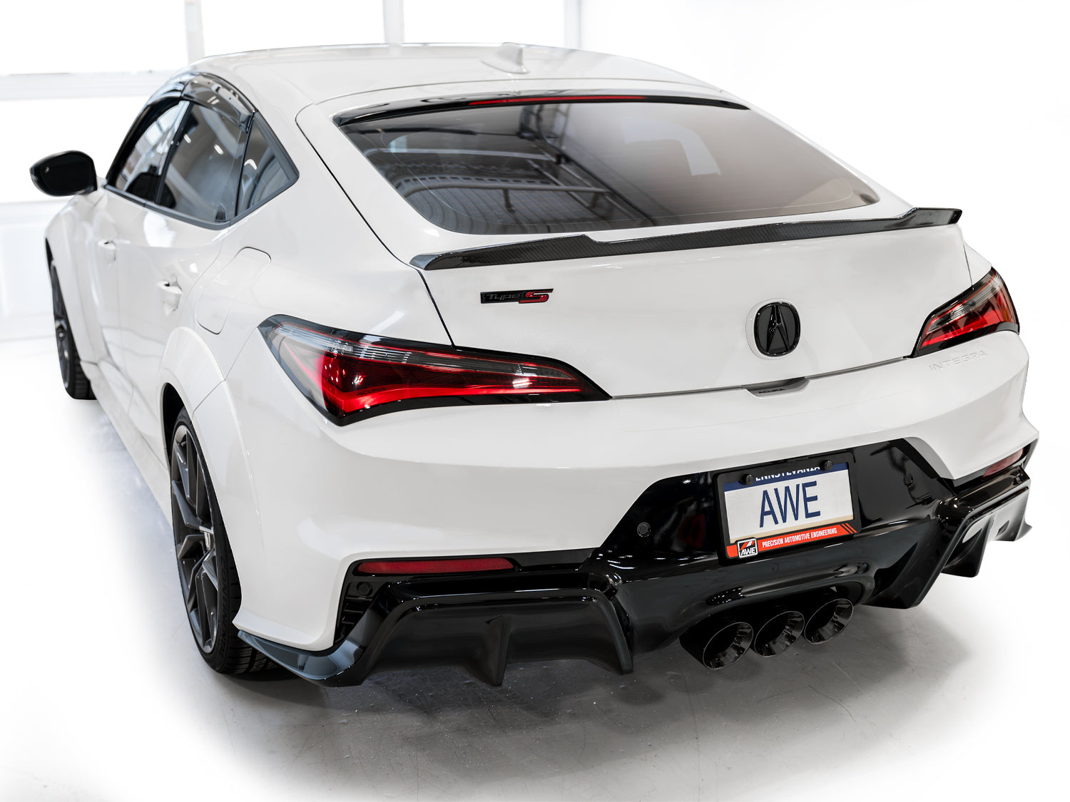 AWE Track Edition Exhaust for DE5 Integra Type-S - Triple Diamond Black Tips