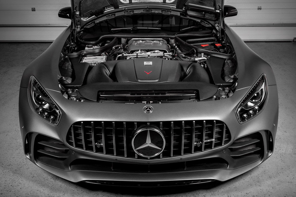 Eventuri Mercedes C190 R190 AMG GT 2DR GT / GTS / GTR Black Carbon Intake + Engine Cover - Matte