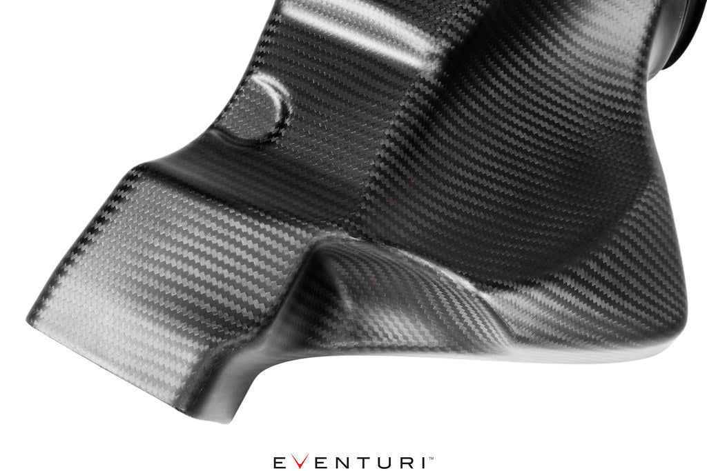 Eventuri Mercedes C190 R190 AMG GT 2DR GT / GTS / GTR Black Carbon Intake + Engine Cover - Matte