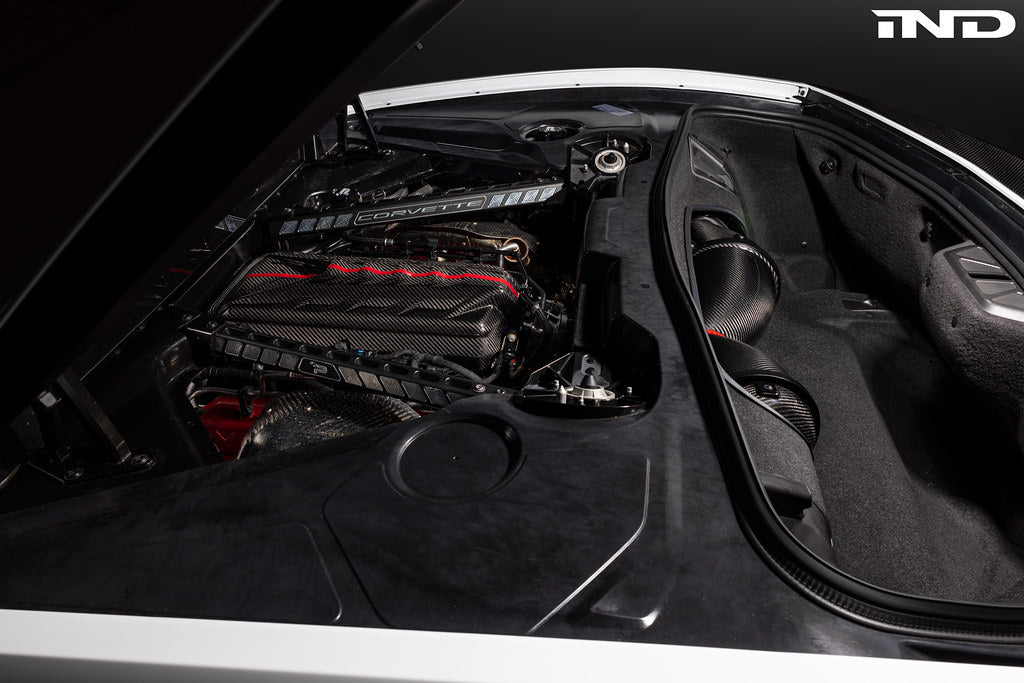 Eventuri Chevrolet C8 Corvette Black Carbon Engine Cover