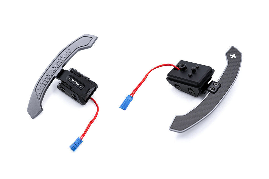 JQ Werks / MadTrace BMW G-Chassis Clubsport Magnetic Shift Paddle Set - Carbon V3