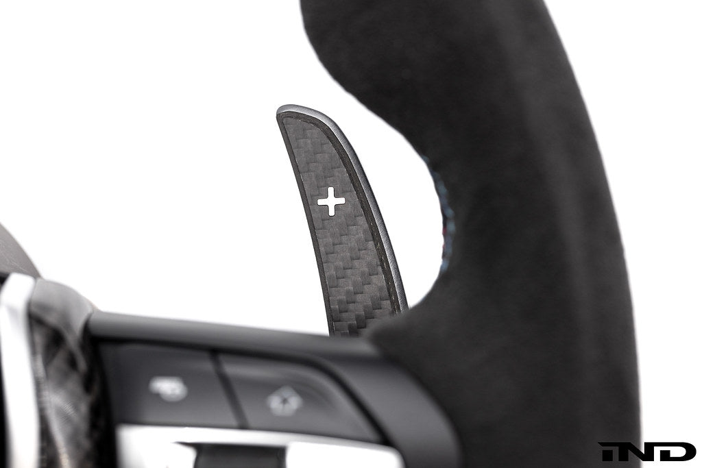 JQ Werks / MadTrace BMW F-Chassis Clubsport Magnetic Shift Paddle Set - Carbon V2