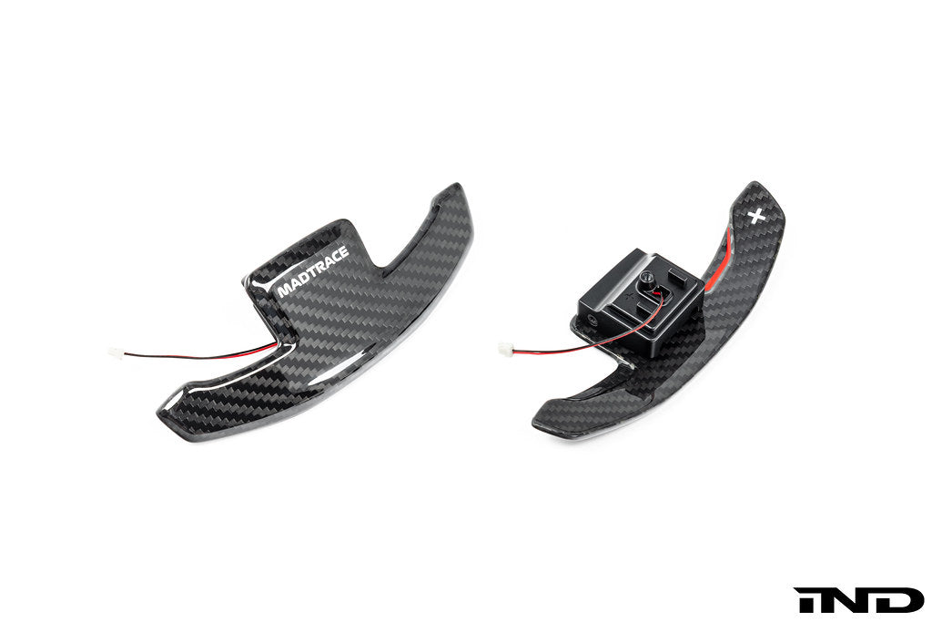JQ Werks / MadTrace BMW G9X M5 / G60 5-Series Magnetic Shift Paddle Set - Carbon
