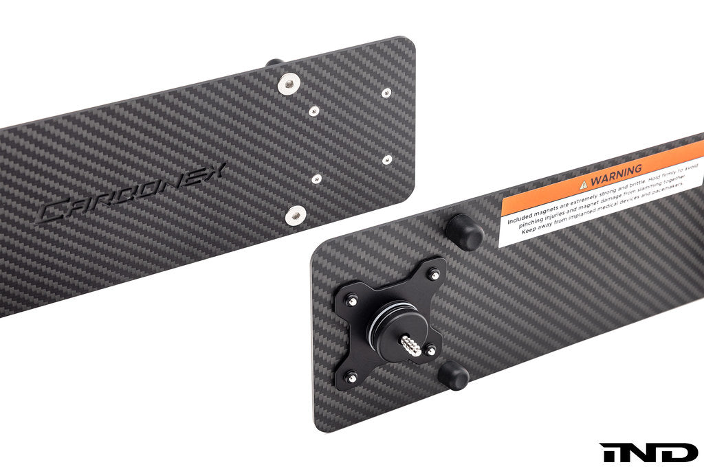 Carbonex A9X GR Supra Magnetic Rear License Plate Mount - Euro Plate