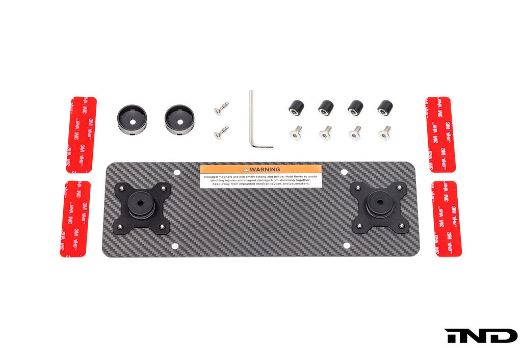 Carbonex A9X GR Supra Magnetic Rear License Plate Mount - Euro Plate