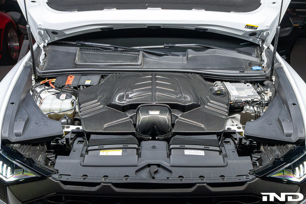 Eventuri 4.0TFSI Twin Turbo V8 Black Carbon Intake System - Plastic Inlet