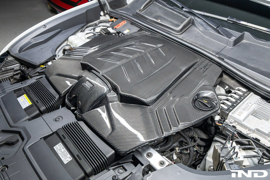 Eventuri 4.0TFSI Twin Turbo V8 Black Carbon Intake System - Plastic Inlet
