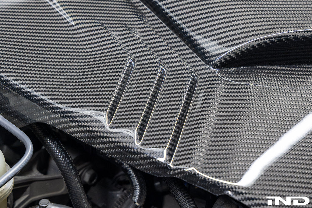 Eventuri 4.0TFSI Twin Turbo V8 Black Carbon Intake System - Plastic Inlet
