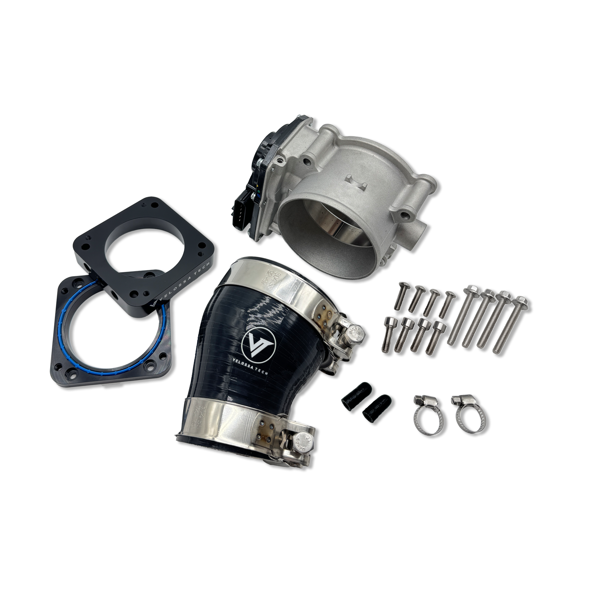 2017+ Kia Stinger 3.3T and Genesis G70 3.3T - 76mm KING SIZE Throttle Body and Multi-Plate Adapter Kit