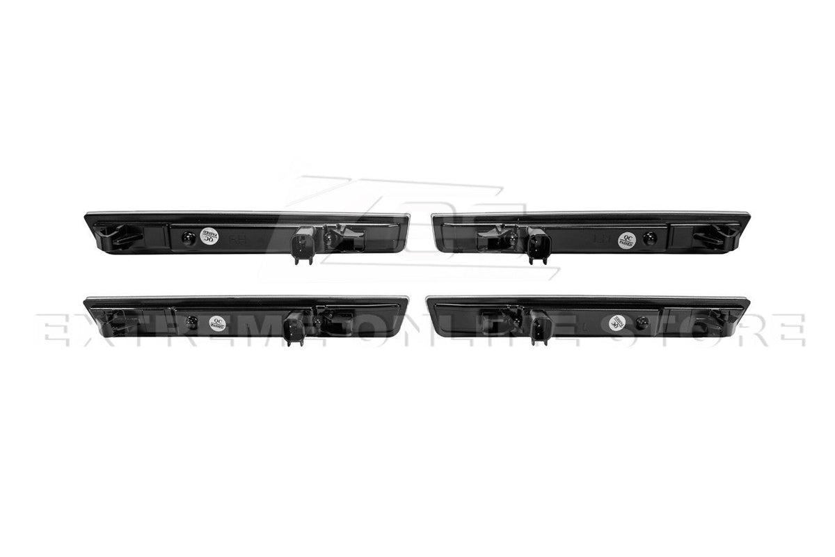 2015-2023 Dodge Challenger | Front Amber & Rear Red LED Reflector Light Set