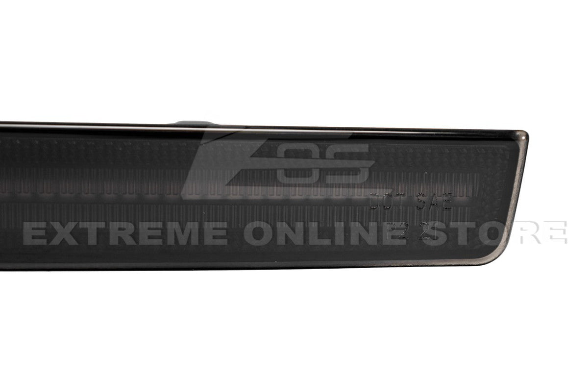 2015-2023 Dodge Challenger | Front Amber & Rear Red LED Reflector Light Set