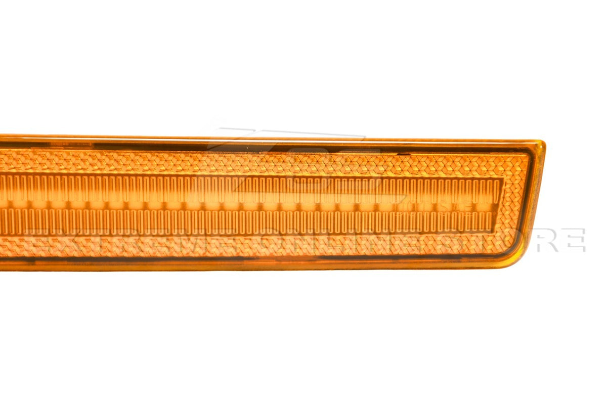 2015-2023 Dodge Challenger | Front Amber & Rear Red LED Reflector Light Set