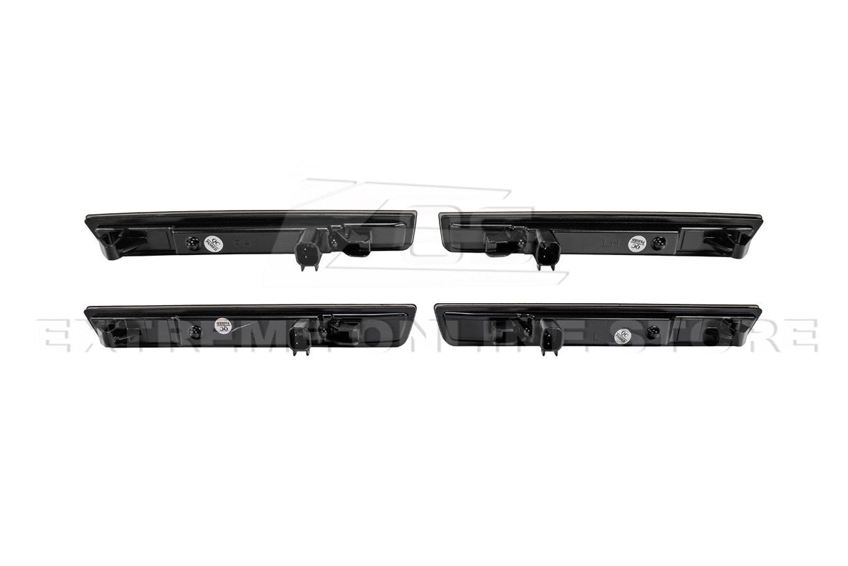 2015-2023 Dodge Challenger | Front Amber & Rear Red LED Reflector Light Set