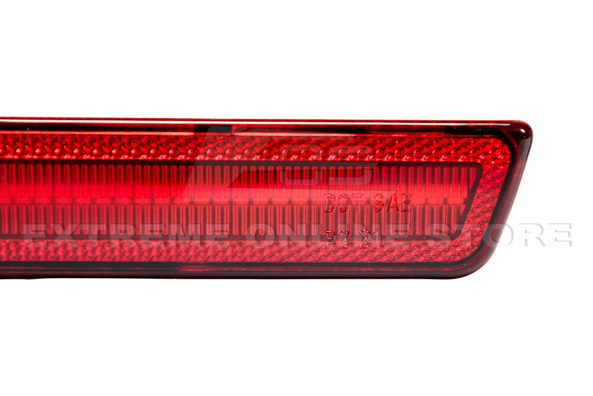 2015-2023 Dodge Challenger | Front Amber & Rear Red LED Reflector Light Set