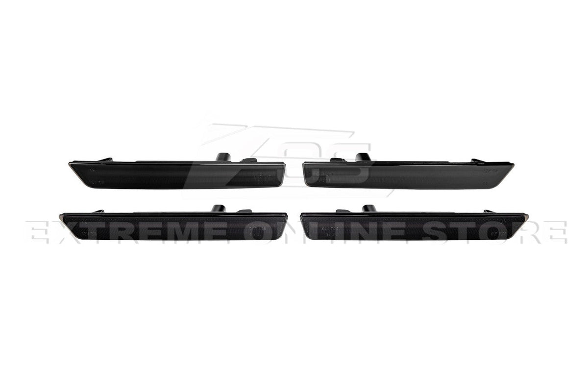 2015-2023 Dodge Challenger | Front Amber & Rear Red LED Reflector Light Set