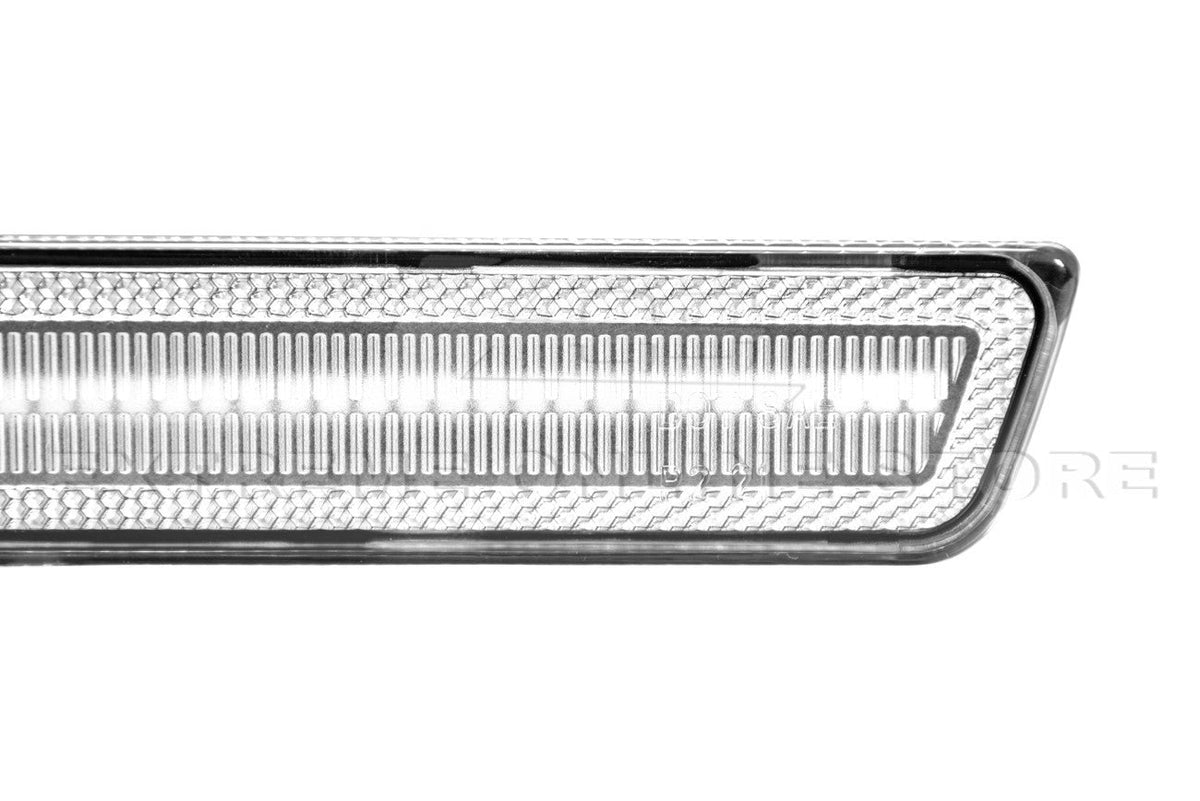 2015-2023 Dodge Challenger | Front Amber & Rear Red LED Reflector Light Set