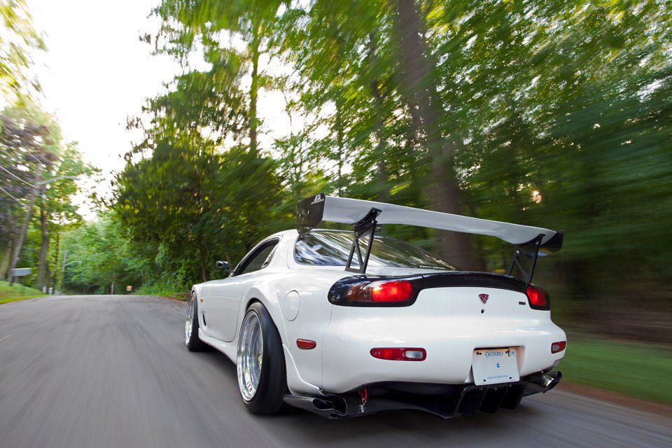 Mazda RX7 GTC-300 Carbon Fiber Adjustable Wing 1993 - 2002