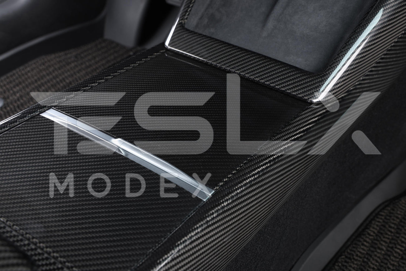 2020-23 Tesla Model 3 & 20-25Y Carbon Fiber Interior Center Console Shift Sides