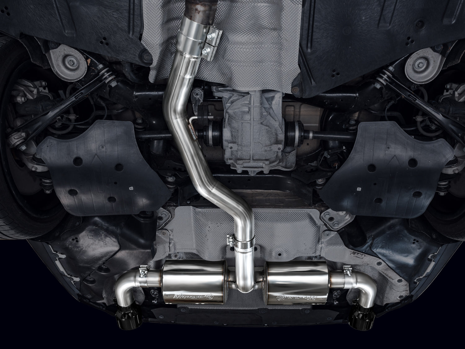 AWE Touring Edition Axle Back Exhaust for BMW G2X 330i/430i - Diamond Black