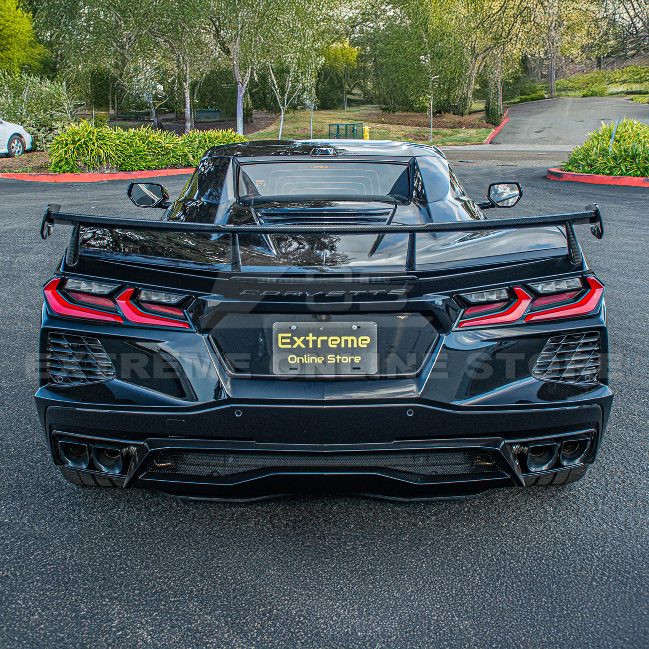 5VM Package Corvette C8 Stingray DRY CARBON FIBER Rear Spoiler