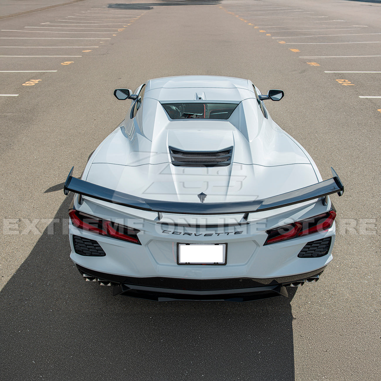 5VM Package Corvette C8 Stingray DRY CARBON FIBER Rear Spoiler