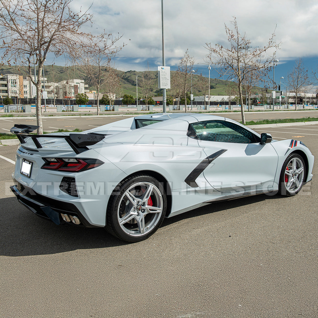 5VM Package Corvette C8 Stingray DRY CARBON FIBER Rear Spoiler