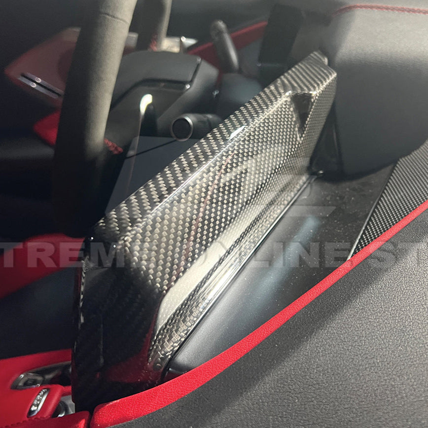 Corvette C8 DRY CARBON FIBER Radio GPS Navigation Screen Cover