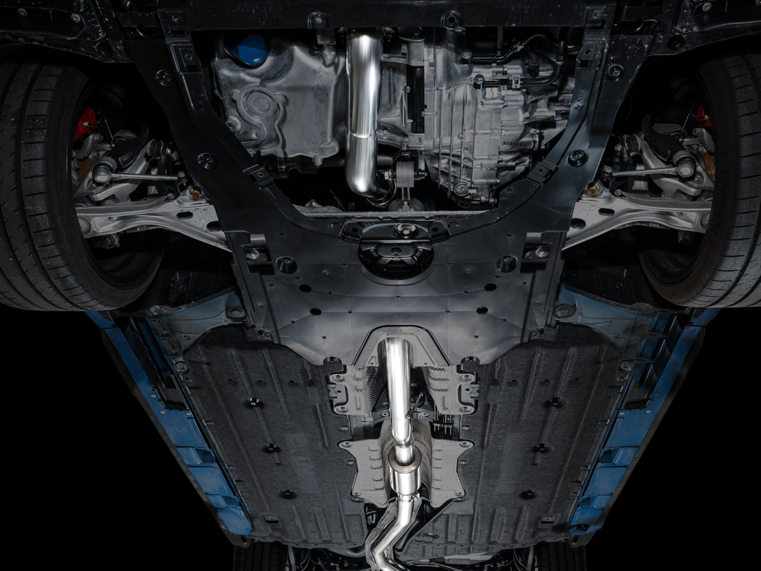 AWE Touring Edition Exhaust for FL5 Civic Type R - Triple Diamond Black Tips