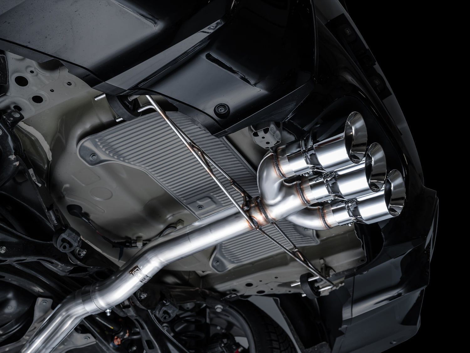 AWE Track Edition Exhaust for DE5 Integra Type-S - Triple Chrome Silver Tips