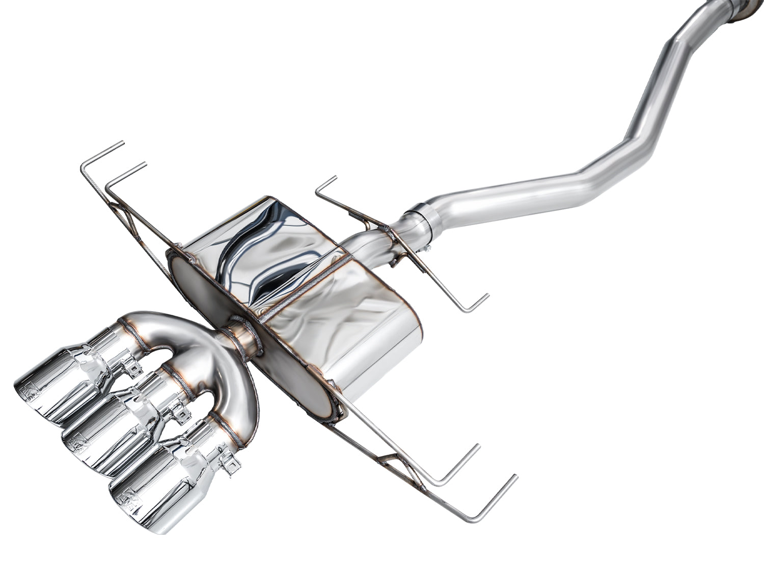 AWE Touring Edition Exhaust for DE5 Integra Type-S - Triple Chrome Silver Tips
