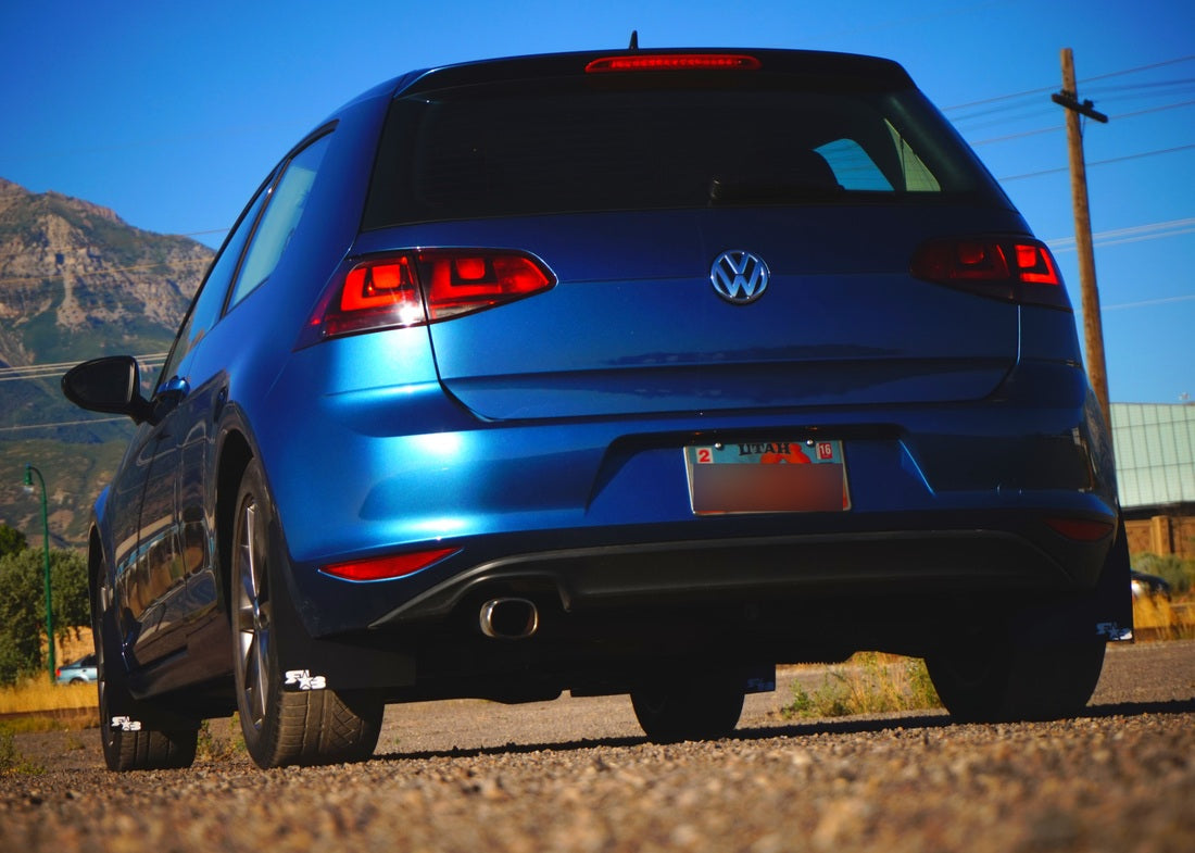 Volkswagen MK7, MK7.5 Golf GTI, Golf R VW Rally Mud Flaps 2015-2021