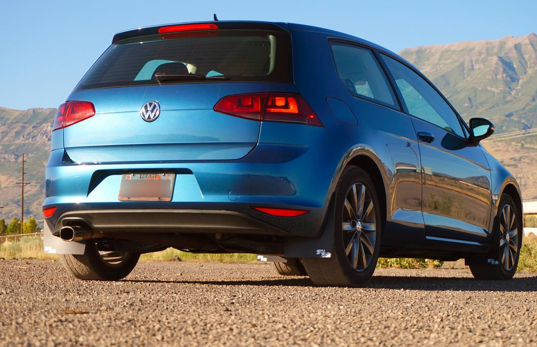 Volkswagen MK7, MK7.5 Golf GTI, Golf R VW Rally Mud Flaps 2015-2021