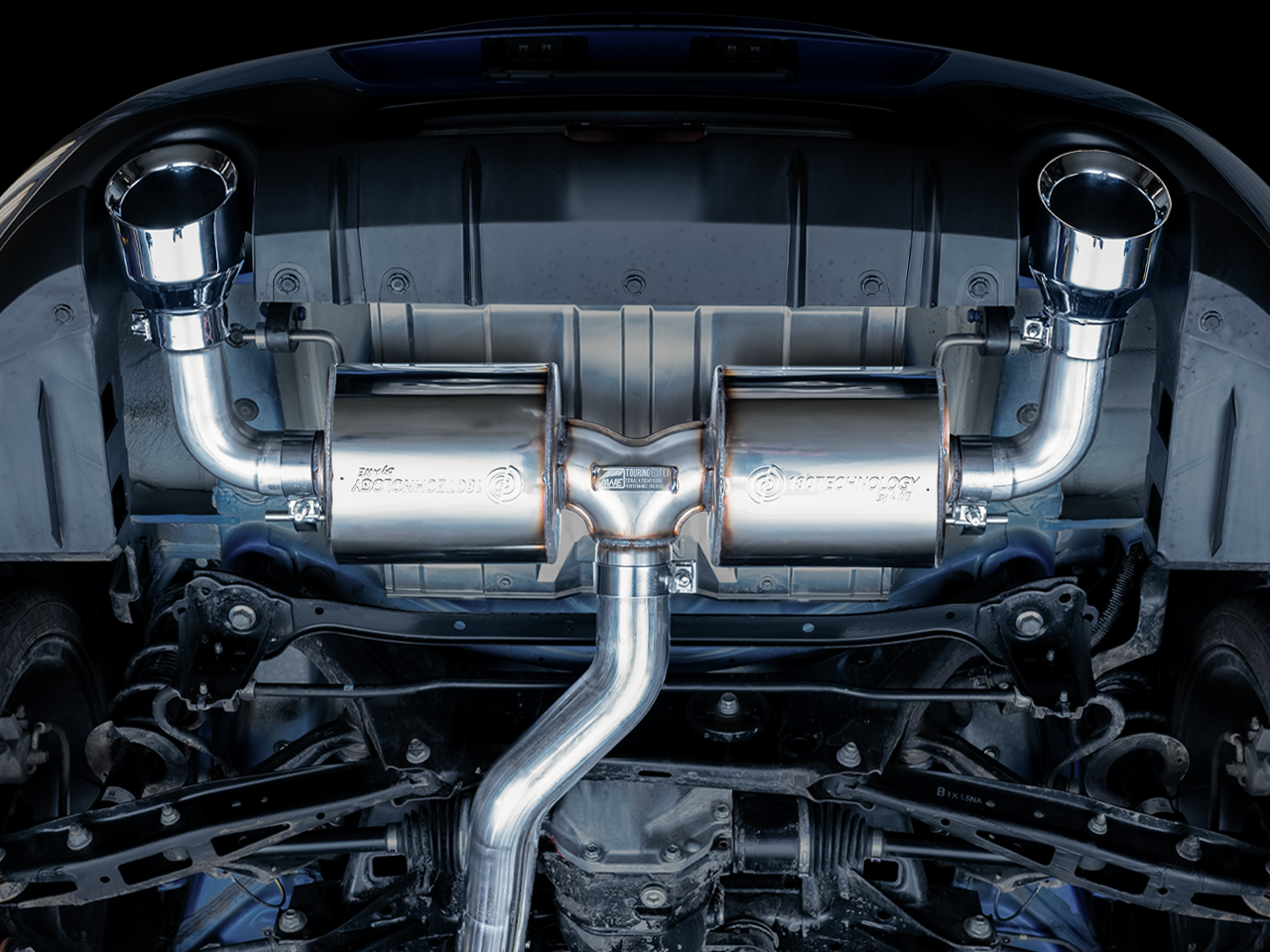 AWE Touring Edition Exhaust for Subaru BRZ / Toyota GR86 / Toyota 86 / Scion FR-S - Chrome Silver Tips