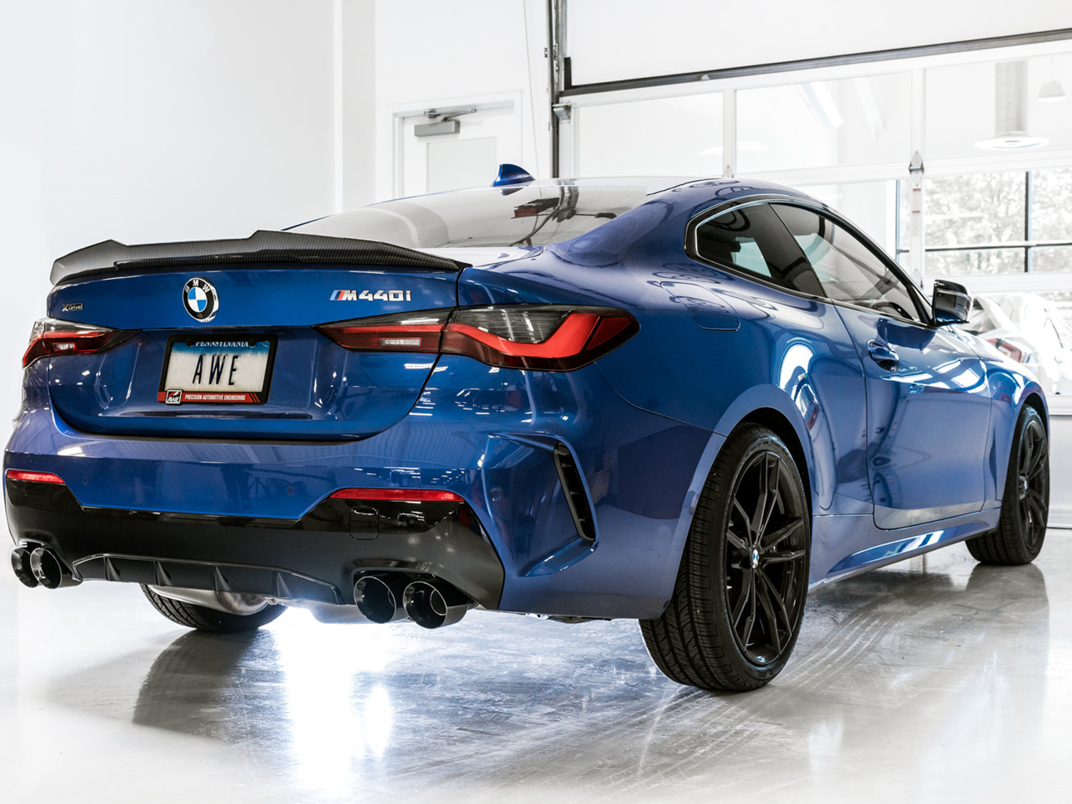 AWE Non-Resonated Touring Edition Exhaust for G2X M340i / M440i - Diamond Black Tips