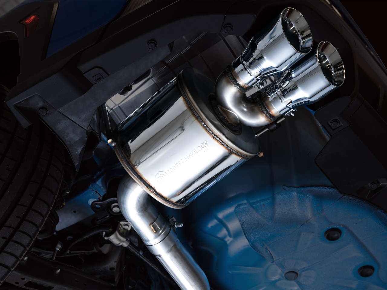 AWE Touring Edition Exhaust for VB Subaru WRX - Chrome Silver Tips