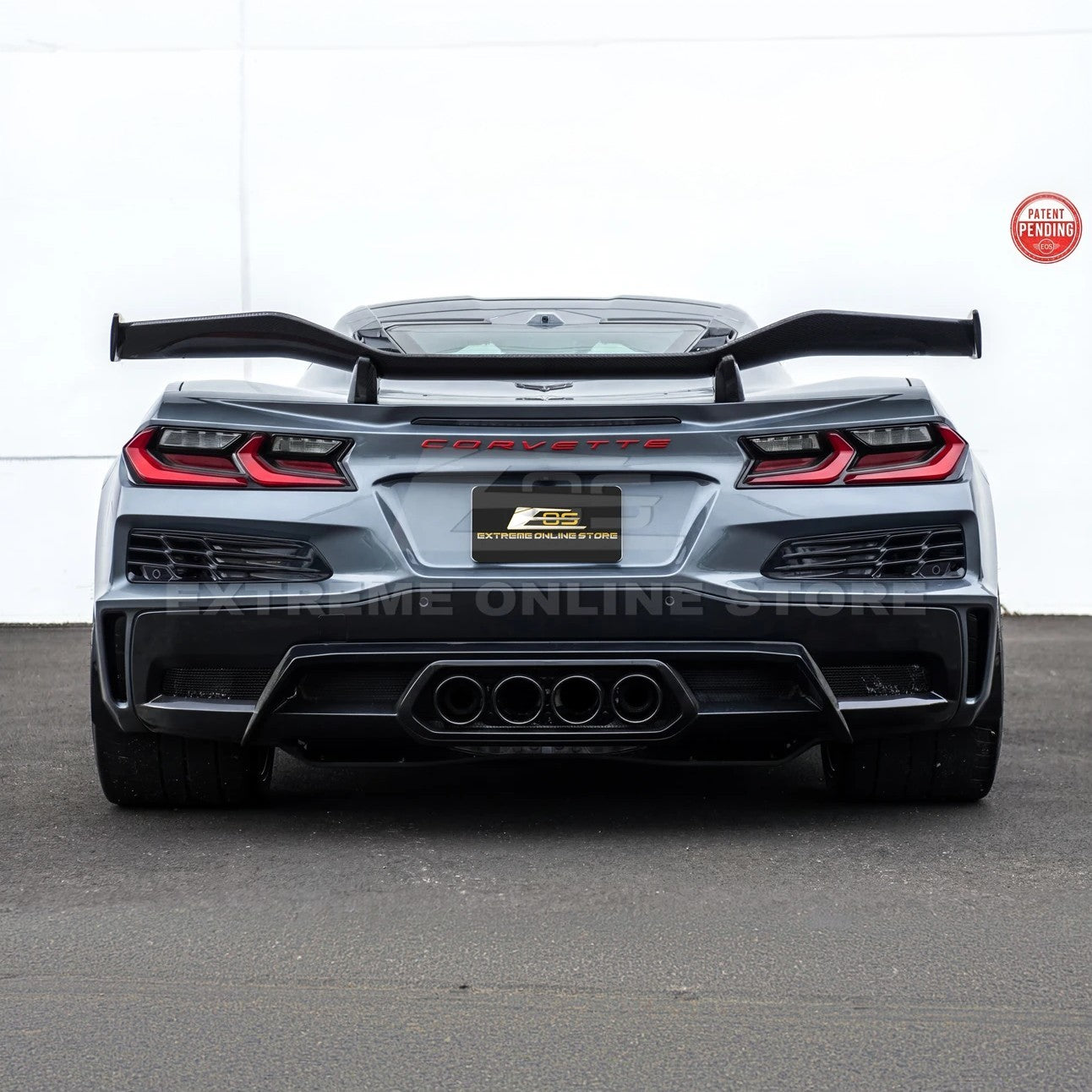 Corvette C8 Z06 W/ Z07 Package Factory Dry Carbon Fiber Rear High Wing Spoiler
