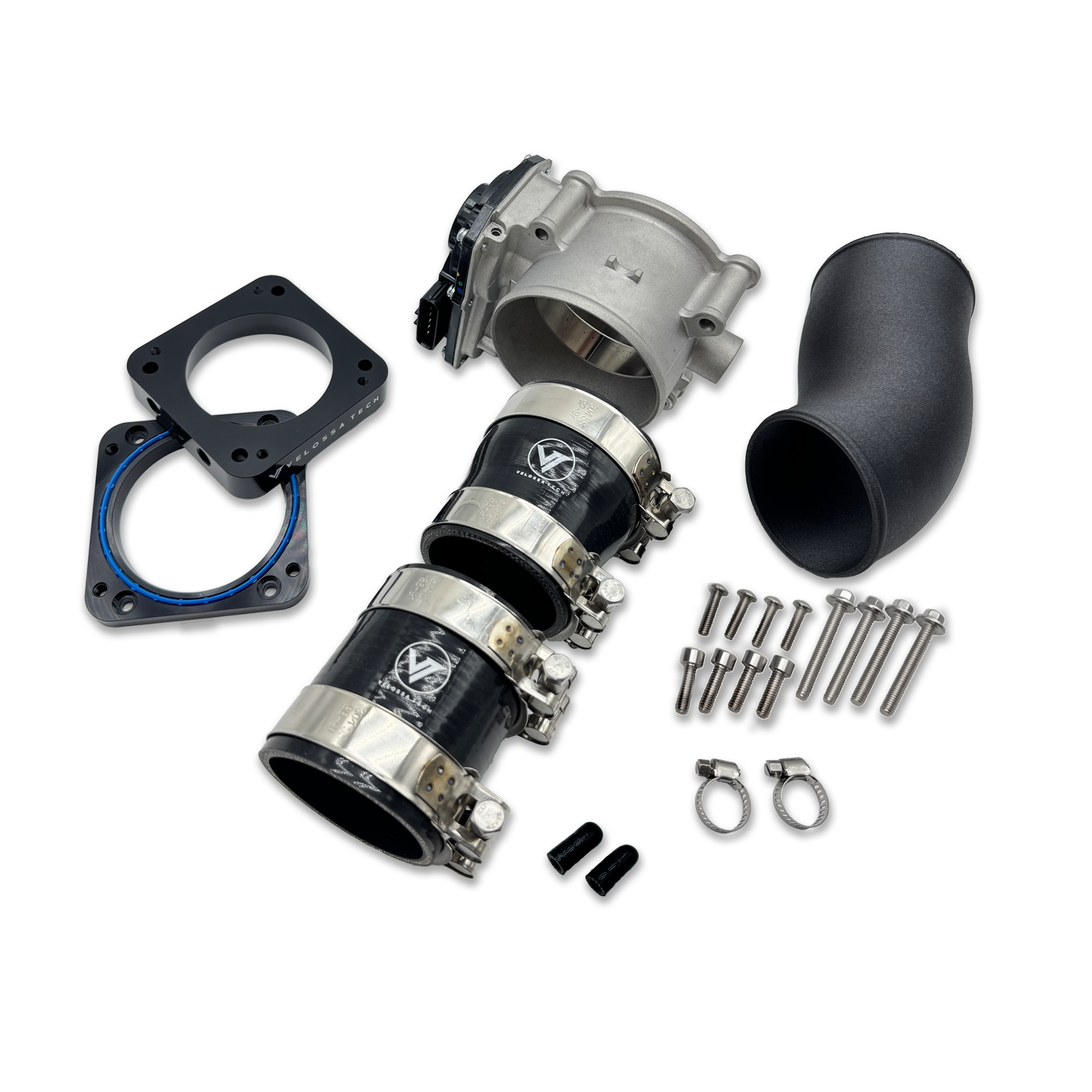 2017+ Kia Stinger 3.3T and Genesis G70 3.3T - 76mm KING SIZE Throttle Body and Multi-Plate Adapter Kit