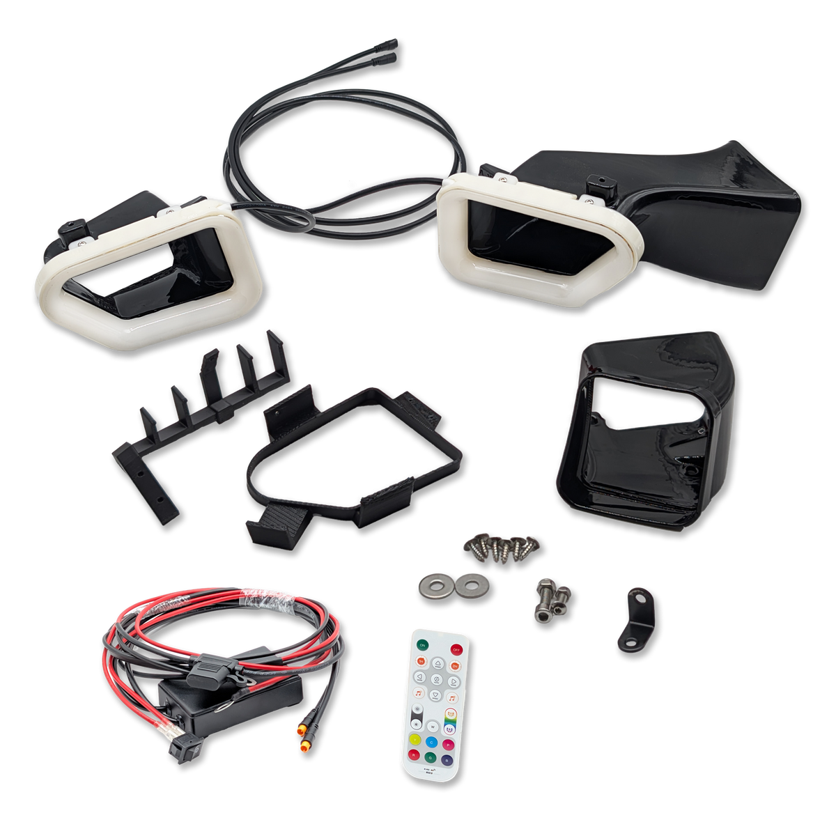 2016-2019 Cadillac ATS-V Dual BIG MOUTH LIT KIT Ram Air Intake Snorkels - product image 1