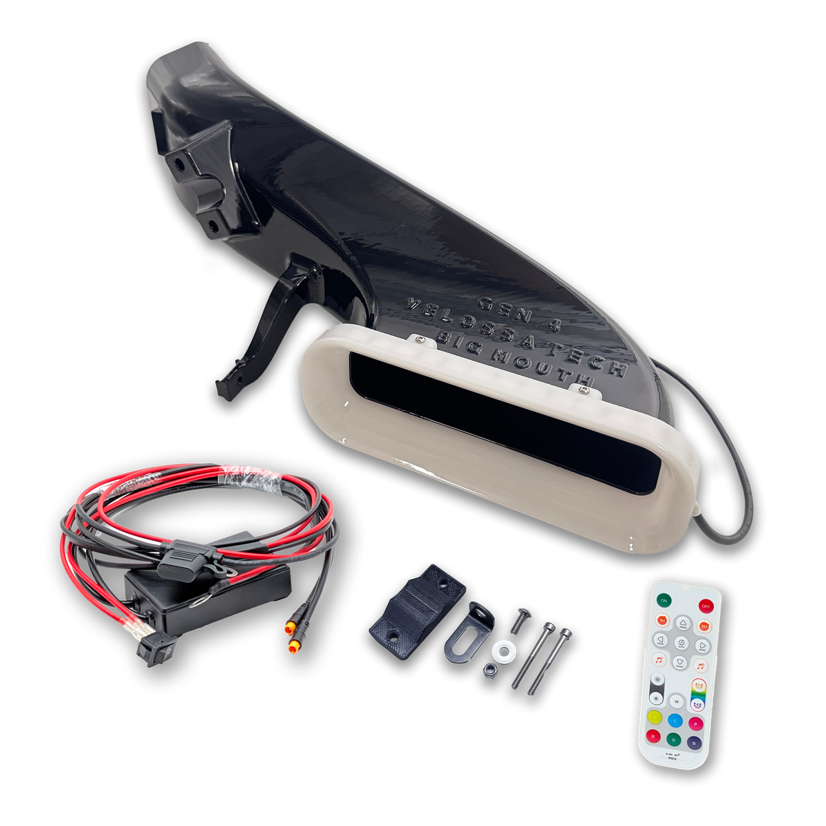 2016+ Alfa Romeo Giulia BIG MOUTH LIT KIT Ram Air Intake Snorkel — product image 1