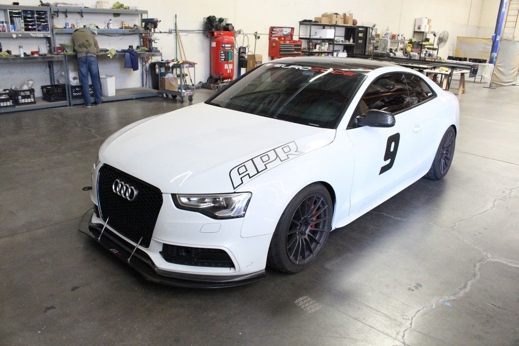 Audi S5 / RS5 Stock Bumper Carbon Fiber Front Wind Splitter 2013-2016-Front Wind Splitter-Grocery Getter Performance